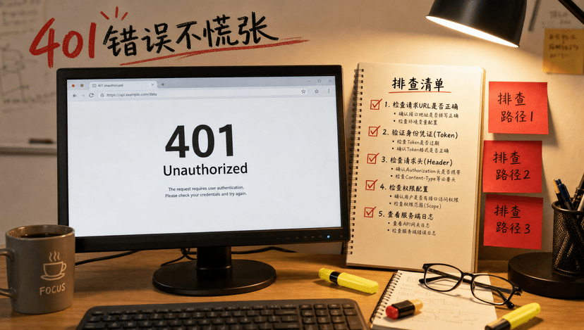 Codex 报 401 Unauthorized 怎么办？先别乱换 Key，按这 3 条路径排查