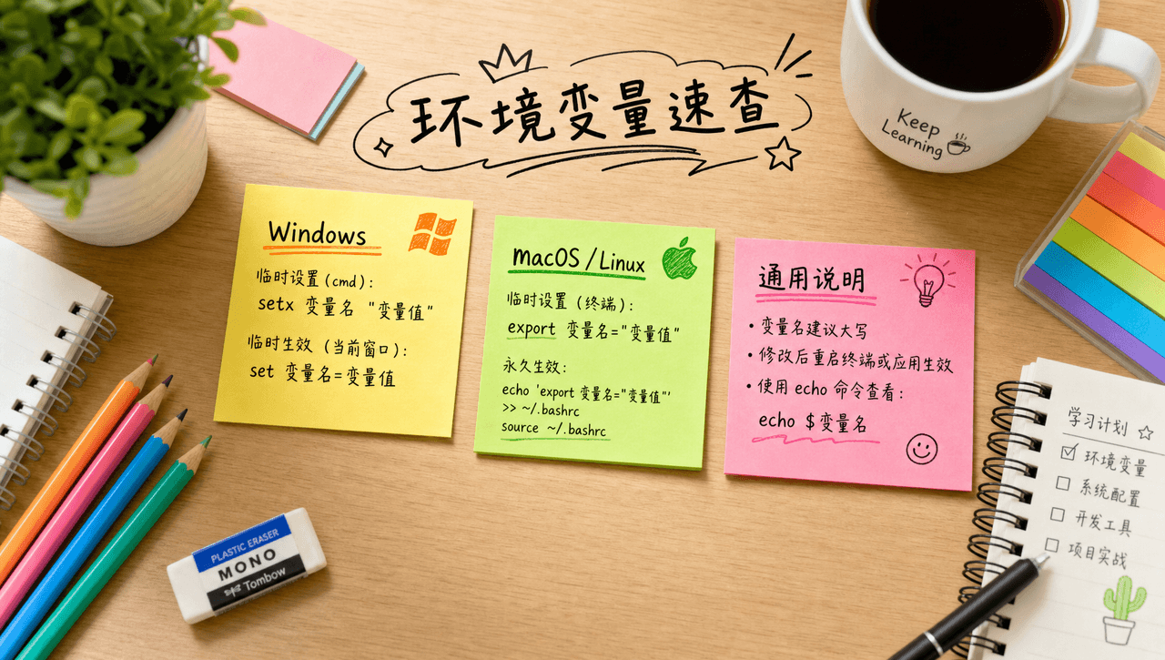 Codex 环境变量怎么配：macOS、Linux、Windows 与排错